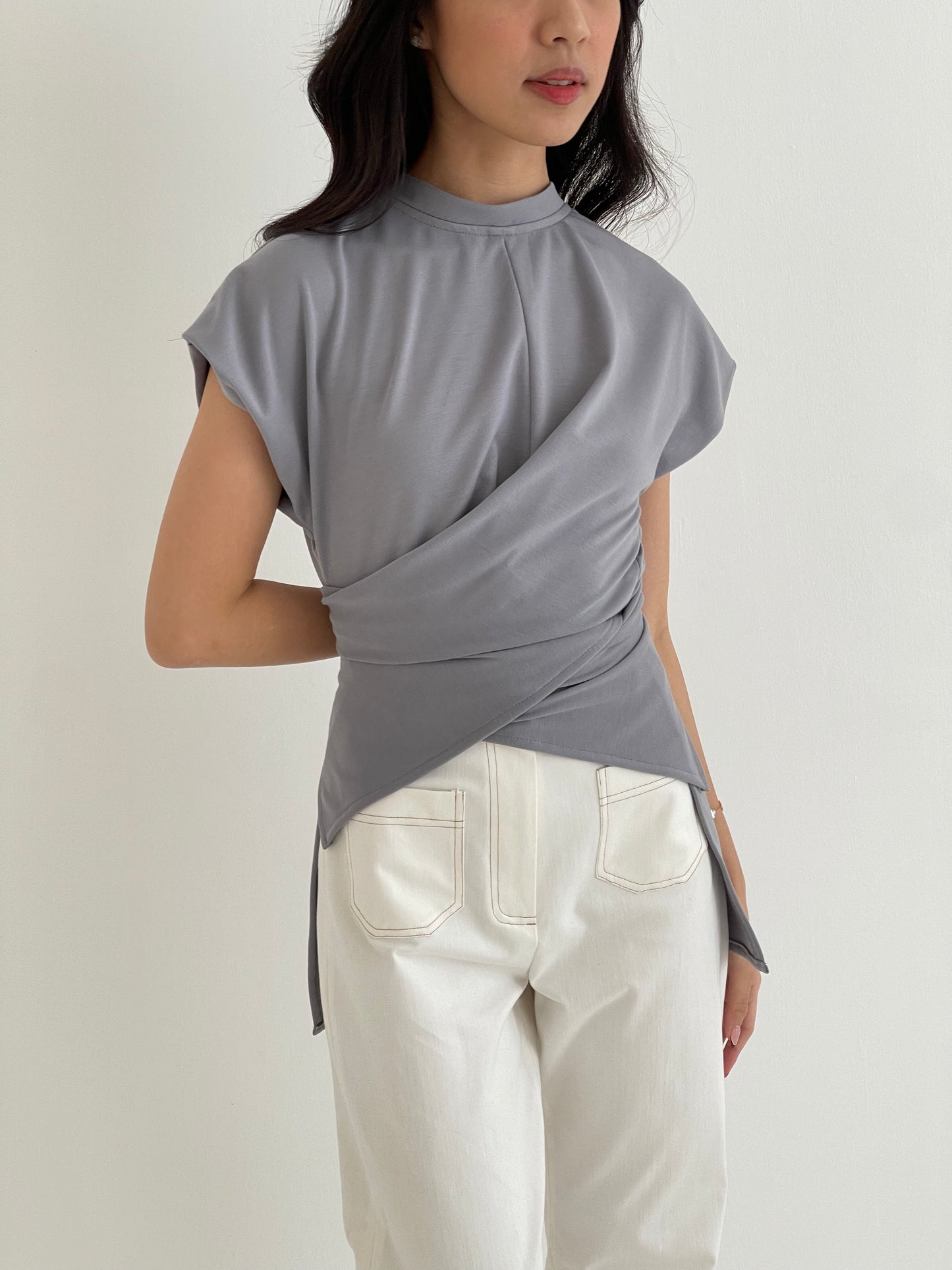 SAIGE WRAP TOP