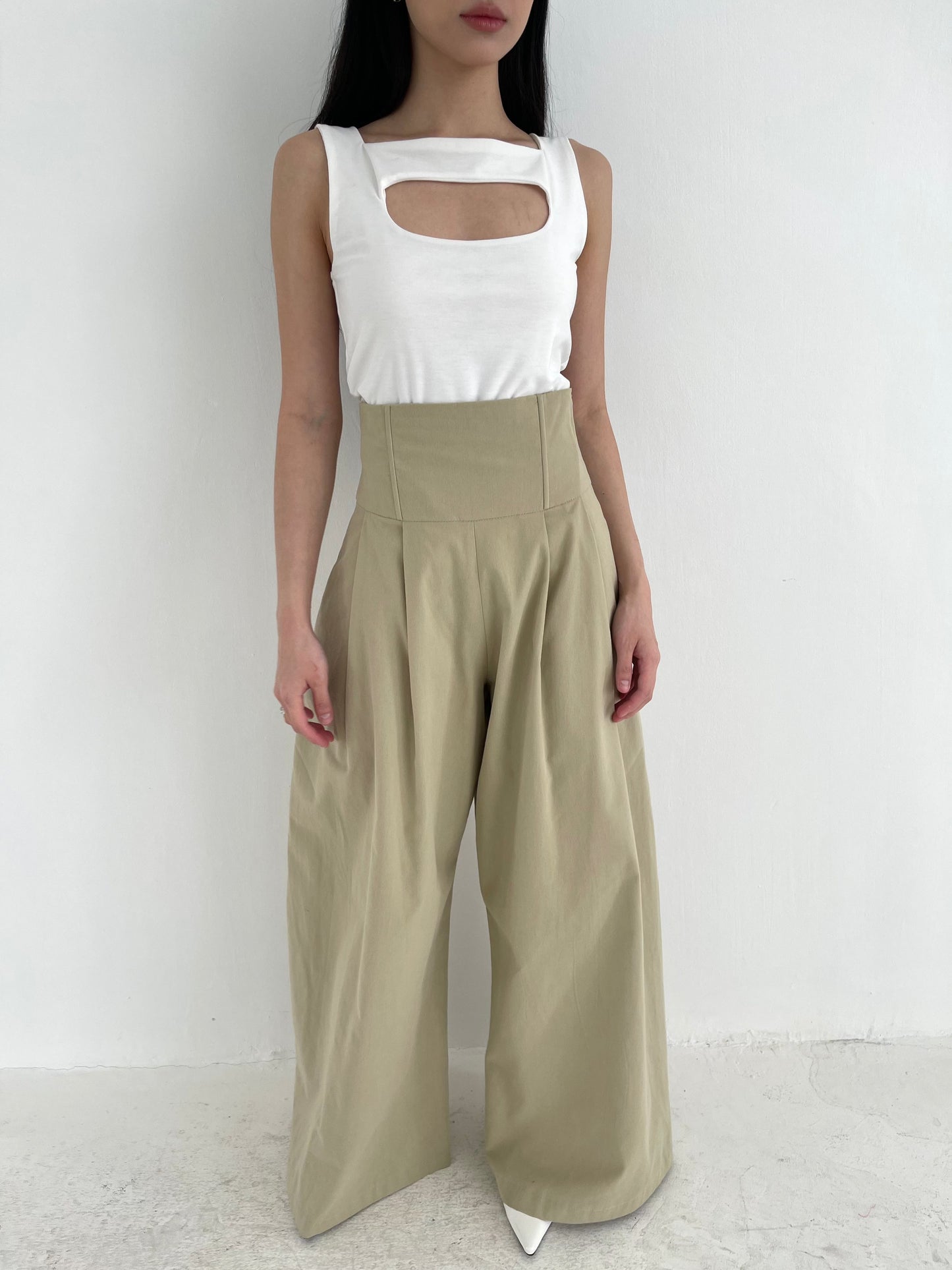 AXEL (FITTED CORSET WAIST) PANTS