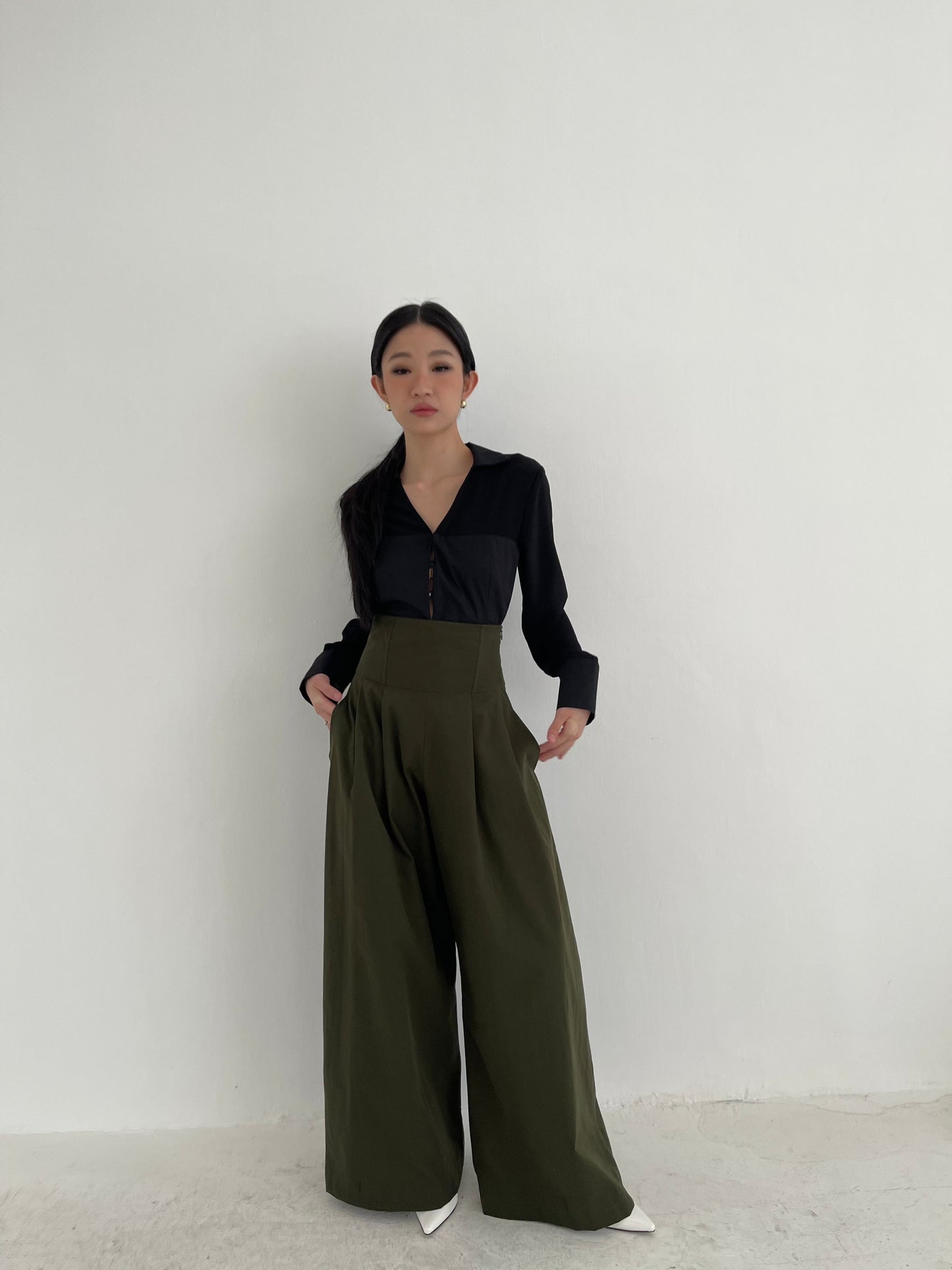 AXEL (FITTED CORSET WAIST) PANTS
