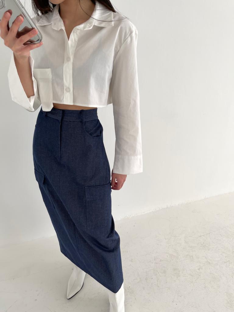 ASHER CROP SHIRT