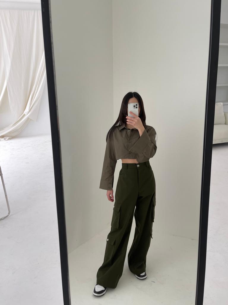 ASHER CROP SHIRT