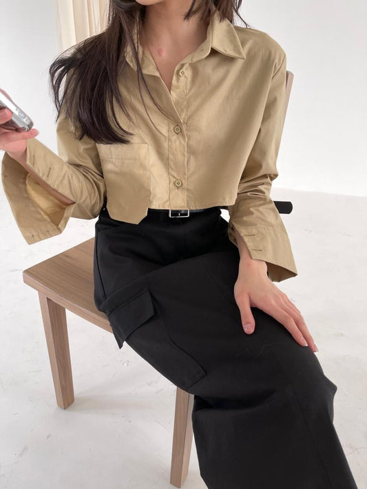 ASHER CROP SHIRT